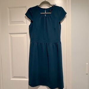 J.crew teal dress. Size 8.